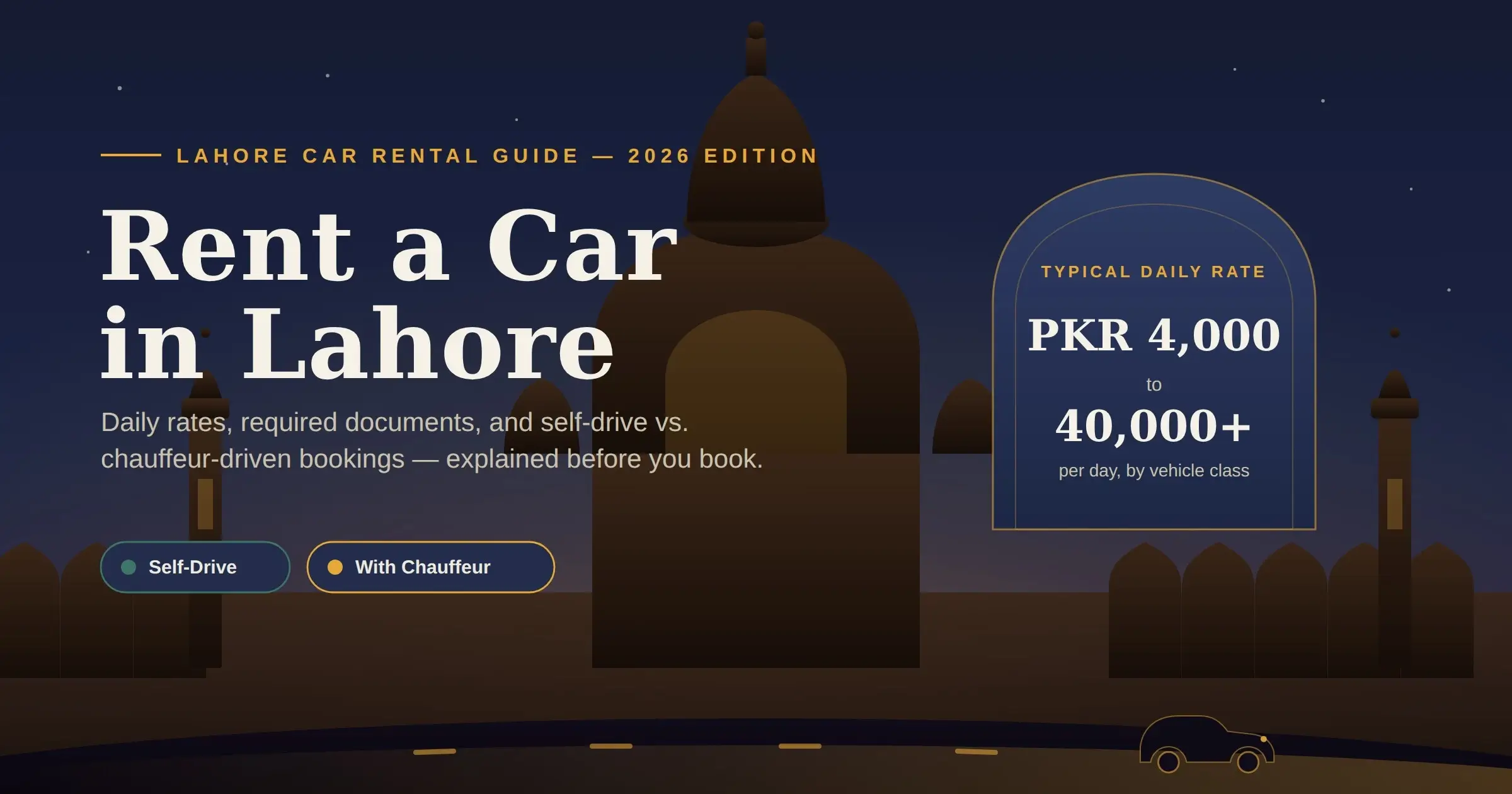 How to rent a car in Lahore with affordable rental options.